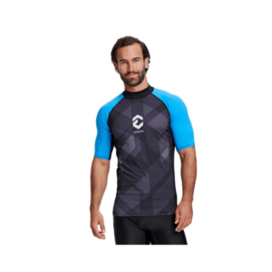 DynamicNord Rg-21 Rashguard Short Sleeve Men Black/Blue Extra Extra Extra Large - Image 3