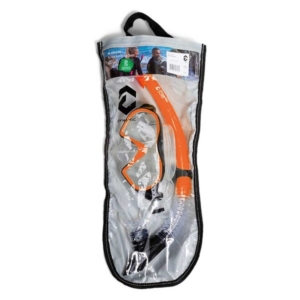 DynamicNord Snorkeling Set Adult Ms-20 Clear/Black-Orange - Image 2