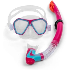 DynamicNord Snorkeling Set Junior Msj-20 Clear/Pink-Blue - Image 1