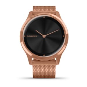 Garmin Vivomove Luxe, 18K Rose Gold Pvd Stainless Steel Case With Rose Gold Milanese Band - Image 7