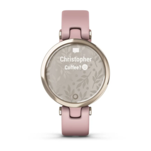 Garmin Lily - Sport Edition, Cream Gold Bezel With Dust Rose Case And Silicone Band - Image 7