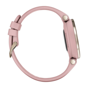 Garmin Lily - Sport Edition, Cream Gold Bezel With Dust Rose Case And Silicone Band - Image 6