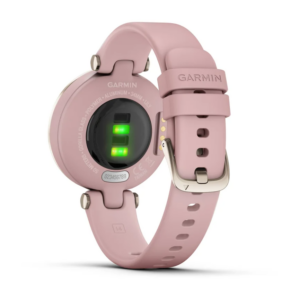Garmin Lily - Sport Edition, Cream Gold Bezel With Dust Rose Case And Silicone Band - Image 5