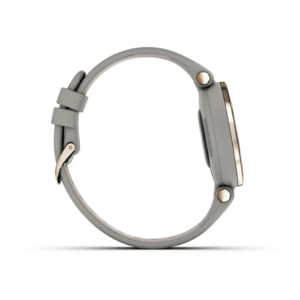 Garmin Lily - Classic Edition, Cream Gold Bezel With Braloba Gray Case And Italian Leather Band - Image 4