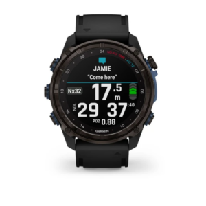 Garmin Descent Mk3I - 43 Mm Carbon Grey Dlc Titanium With Black Band - Image 2