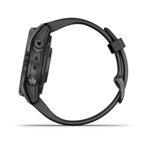 Garmin Fenix 7S Pro - Sapphire Solar Edition-Carbon Gray Dlc Titanium With Black Band - Image 2