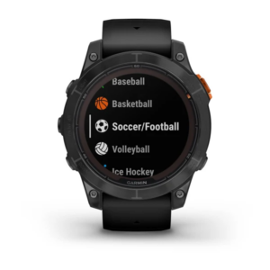 Garmin Fenix 7X Pro - Sapphire Solar Edition- Carbon Gray Dlc Titanium With Carbon Gray Metal Band (Includes Dual-Colour Silicone Watch Band) - Image 4