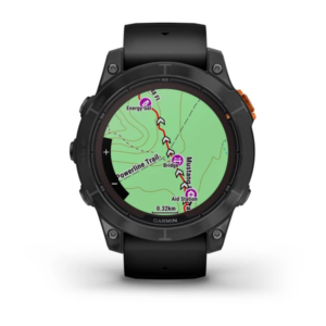 Garmin Fenix 7X Pro - Sapphire Solar Edition- Carbon Gray Dlc Titanium With Carbon Gray Metal Band (Includes Dual-Colour Silicone Watch Band) - Image 11