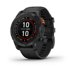 Garmin Fenix 7X Pro - Sapphire Solar Edition- Carbon Gray Dlc Titanium With Carbon Gray Metal Band (Includes Dual-Colour Silicone Watch Band) - Image 1