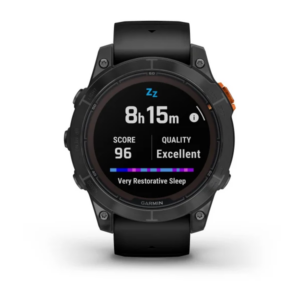 Garmin Fenix 7X Pro - Sapphire Solar Edition- Carbon Gray Dlc Titanium With Carbon Gray Metal Band (Includes Dual-Colour Silicone Watch Band) - Image 7