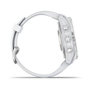 Garmin Epix Pro (Gen 2) Sapphire Edition- 47Mm -Titanium With Whitestone Silicone Band - Image 4