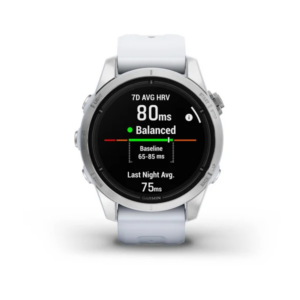Garmin Epix Pro (Gen 2) Sapphire Edition- 47Mm -Titanium With Whitestone Silicone Band - Image 3