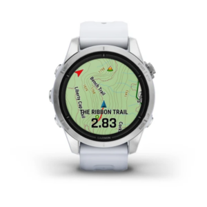 Garmin Epix Pro (Gen 2) Sapphire Edition- 47Mm -Titanium With Whitestone Silicone Band - Image 2