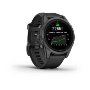 Garmin Epix Pro (Gen 2) Sapphire Edition- 42Mm -Carbon Gray Dlc Titanium With Black Silicone Band - Image 6