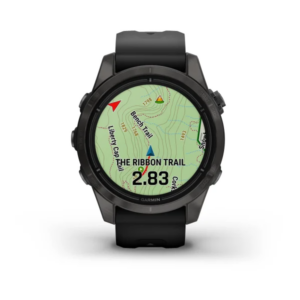 Garmin Epix Pro (Gen 2) Sapphire Edition- 42Mm -Carbon Gray Dlc Titanium With Black Silicone Band - Image 2