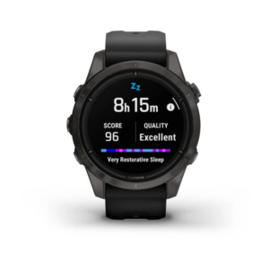 Garmin Epix Pro (Gen 2) Sapphire Edition- 42Mm -Carbon Gray Dlc Titanium With Black Silicone Band - Image 13