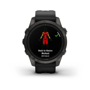 Garmin Epix Pro (Gen 2) Sapphire Edition- 42Mm -Carbon Gray Dlc Titanium With Black Silicone Band - Image 11