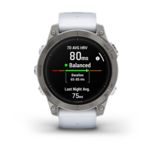 Garmin Epix Pro (Gen 2) Sapphire Edition- 47Mm -Titanium With Whitestone Silicone Band - Image 15