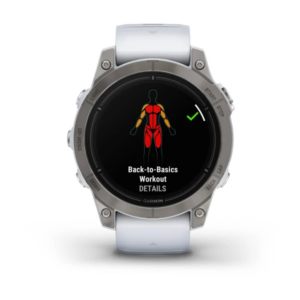 Garmin Epix Pro (Gen 2) Sapphire Edition- 47Mm -Titanium With Whitestone Silicone Band - Image 22