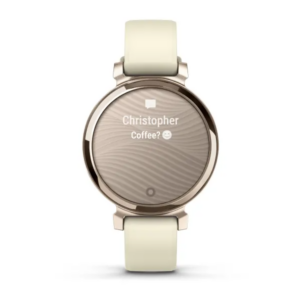 Garmin Lily 2 Cream Gold Case With Coconut Silicone Band - Image 6