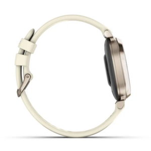 Garmin Lily 2 Cream Gold Case With Coconut Silicone Band - Image 5