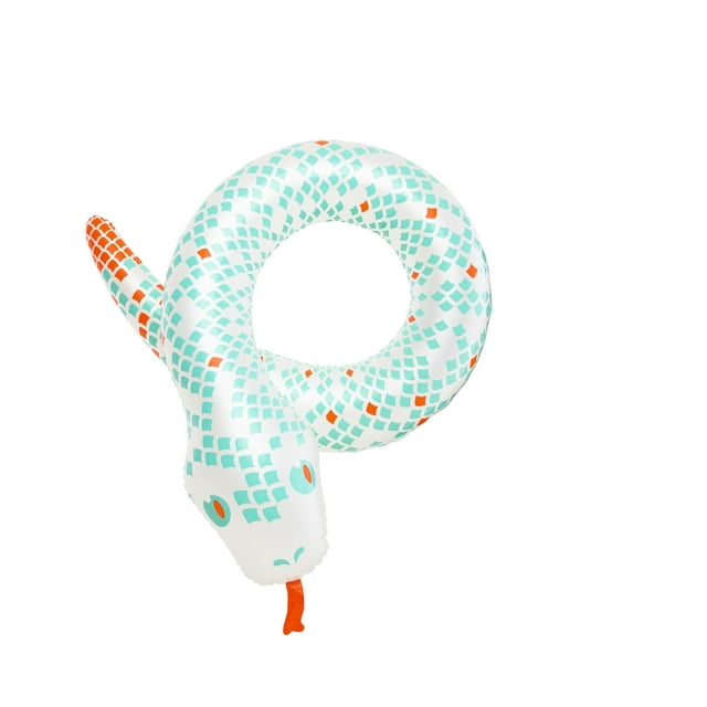 Big Mouth Pool Floats White Snake AMIT Retail