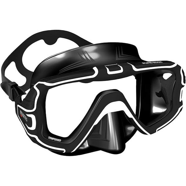 Mares Mask Pure Edge White Black