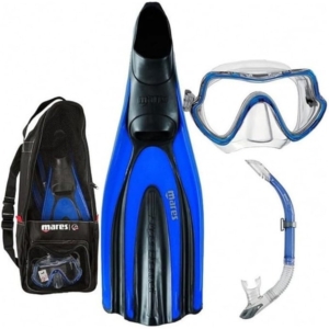 Mares Set Superchannel D Mask Snorkel Blue 42 - Image 1