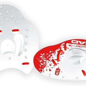 Head Flate Paddles Bi-Colors White Red Large Extra Large - Image 1