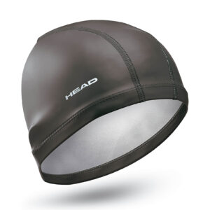 Head Cap Nylon Spandex Pu Coating Black - Image 1
