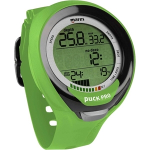 Mares Dive Computer Puck Pro + Lime Black - Image 1