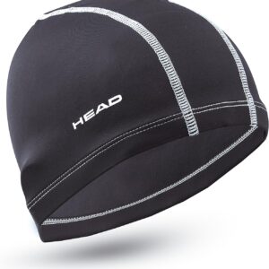 Head Cap Nylon Spandex Black - Image 1