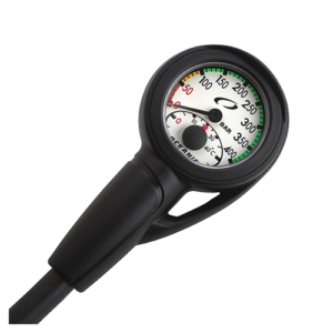 Oceanic Pressure Gauge Spg Swiv Metric With Boot Black - Image 1