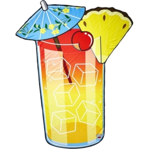 Big Mouth Beach Tropical Drink Blanket - Image 1