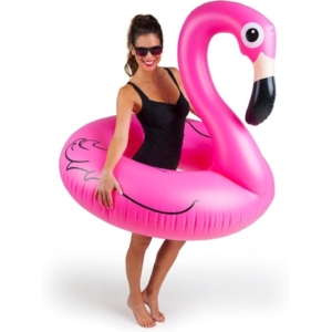 Big Mouth Pool Floats Giant Pink Flamingo - Image 1