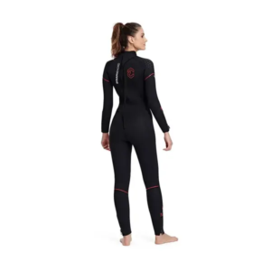 DynamicNord Fullsuit Women 5Mm Sl-52 Black/Red - 2Xl+ - Image 4