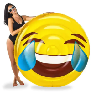 Big Mouth Pool Floats Crying Joy Emoji Laughing - Image 2
