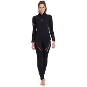DynamicNord Dynaskin Shirt Long Sleeve Women Dy-32 Black/Red - 2Xl - Image 1