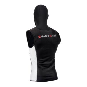 Sharkskin Chillproof Vest W/Hood Mens Black - Xs - Image 2