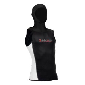 Sharkskin Chillproof Vest W/Hood Mens Black - Xs - Image 1