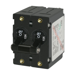 Blue Sea Circuit Breaker Aa2Toggle 15A Blk - Image 1