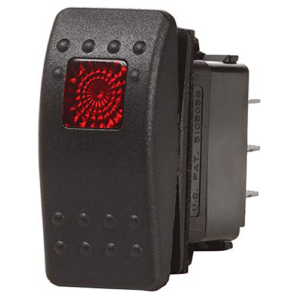 Blue Sea Switch Contura2 Dpst Off-On Blk - Image 1