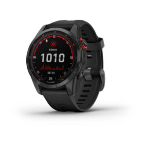Garmin Fenix 7S - Solar Edition, Slate Gray With Black Band - Image 1