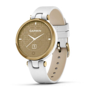 Garmin Lily - Classic Edition, Light Gold Bezel With White Case And Italian Leather Band - Image 10