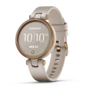 Garmin Lily - Sport Edition, Rose Gold Bezel With Light Sand Case And Silicone Band - Image 1