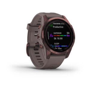 Garmin Fenix 7S - Sapphire Solar Edition, Dark Bronze Titanium With Shale Grey Band - Image 10