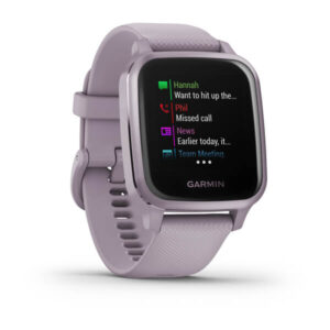 Garmin Venu Sq, Metallic Orchid Aluminium Bezel With Orchid Case And Silicone Band - Image 7