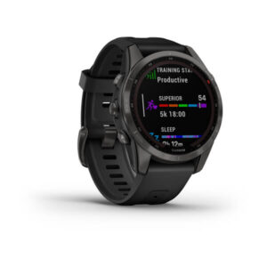 Garmin Fenix 7S - Sapphire Solar Edition, Carbon Grey Dlc Titanium With Black Band - Image 10