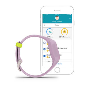 Garmin Vivofit Jr. 3, Floral Pink - Image 3