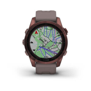 Garmin Fenix 7S - Sapphire Solar Edition, Dark Bronze Titanium With Shale Grey Band - Image 9